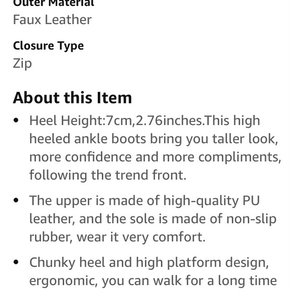 Platform Chelsea boots size 9 - Picture 4 of 7